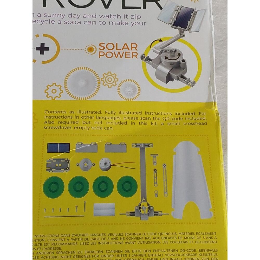 4M Green Science Solar Rover, DIY STEAM Powered Kids Science Kit - Picture 4 of 4